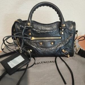 Balenciaga mini city motocross bag